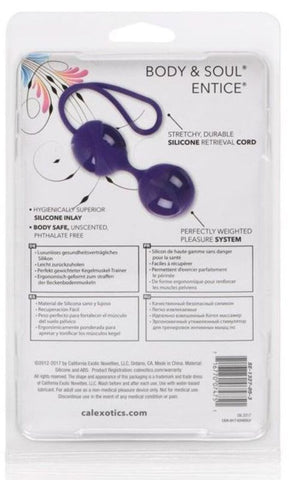 California Exotics Body and Soul Entice Kegel Trainer with Ten Vibration Functions - Love Eggs and Kegel Exercisers