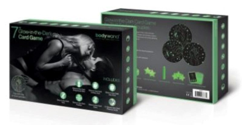 Xgen Products Bodywand 7 Piece Glow in the dark Card Game Adult Couples Play - - Sex Games, Coupons and Tricks