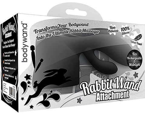 Xgen Products Bodywand Rechargeable Midnight Rabbit Wand Attachment - Rabbit Vibrators
