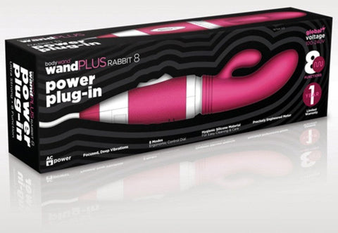 Xgen Products Bodywand wandPlus Rabbit 8 Power Plug in Dual Stimulation - Rabbit Vibrators