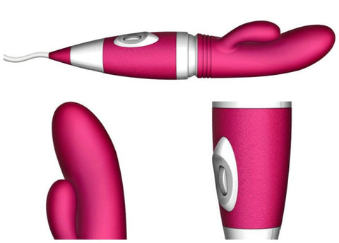Xgen Products Bodywand wandPlus Rabbit 8 Power Plug in Dual Stimulation - Rabbit Vibrators