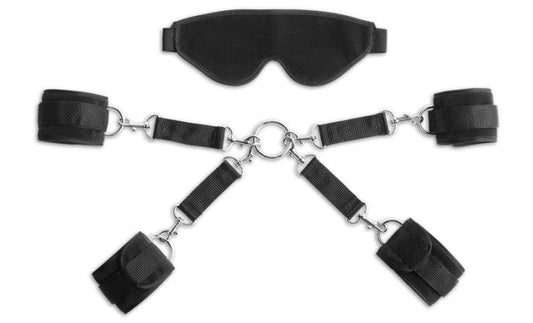 Bond Deluxe Cuff Kit Male Pleasure Tool - - Cuffs And Restraints