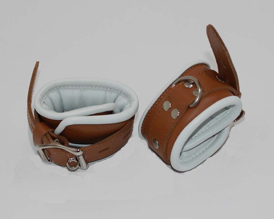 Bondage Asylum Wrist Restraints Padded Push And Play CRings - - Cuffs And Restraints