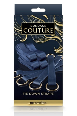 NS Novelties Bondage Couture Tie Down Straps Fast Delivery AU Restraint - Cuffs and Restraints