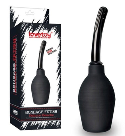 Lovetoy Bondage Fetish Deluxe Curved Douche with 10.6oz Capacity - Enemas and Douches