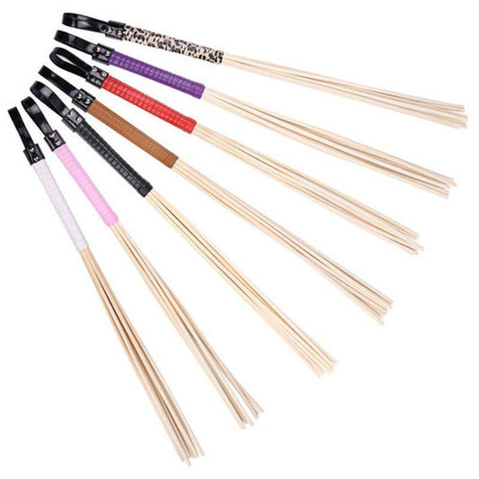 Bondage Flogger With 8 Rattan Strips Toy Sale Now On - - Whips And Crops