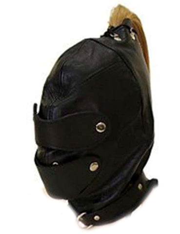 BDStyle Bondage Hood With Dildo Gag for Complete Sensory Deprivation - Bondage Hoods