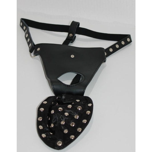 Hells Couture Studded Leather Jock Strap Tactile Metal Studs Dominance - - His Fetish