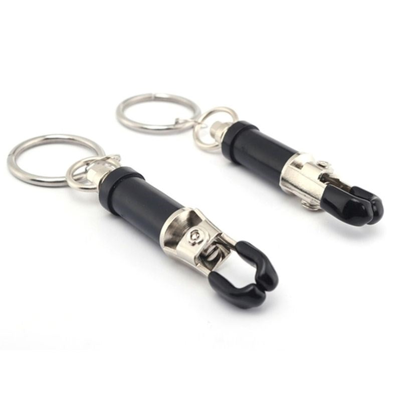 BDStyle Bondage Ring Barrel Clamps Adjustable Pressure Nipple Clamps - Breast and Nipple Toys