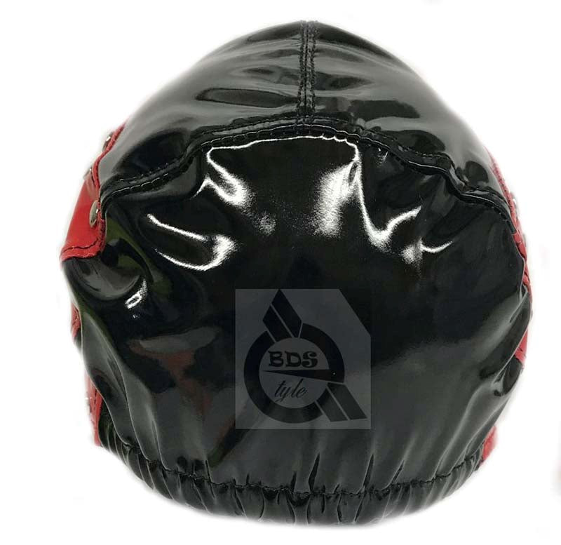 Bondora Studded Bondage Hood Faux Leather - - Bondage Hoods