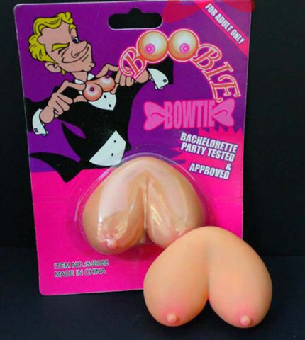 Hua Novelties Boobie Bowtie Novelty Party Accessory with Elastic Band - Party Gifts and Novelties
