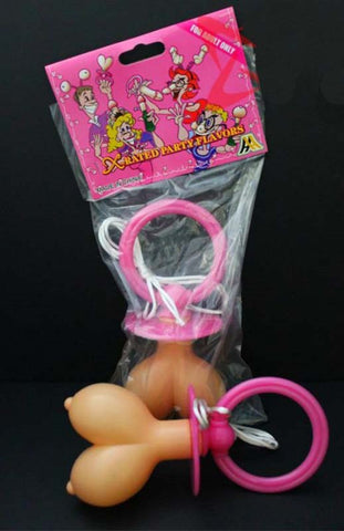 Hua Novelties Boobie Dummie Novelty Party Accessory with Rope Necklace - Party Gifts and Novelties