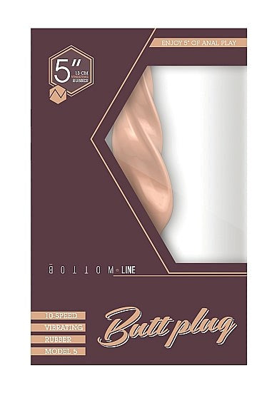 Bottom Line Vibrating Butt Plug Model 5 For Edging Control - - Anal Vibrators