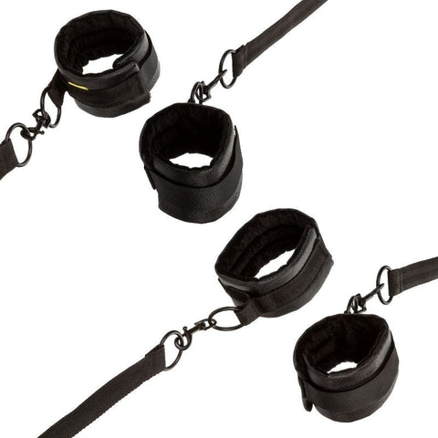 California Exotics Boundless Bondage Play Bed Restraint with Adjustable Cuffs - Cuffs and Restraints