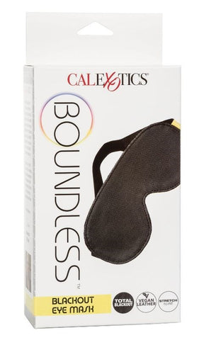 California Exotics Boundless Fetish Play Blackout Eye Mask Complete - Masks And Blindfolds
