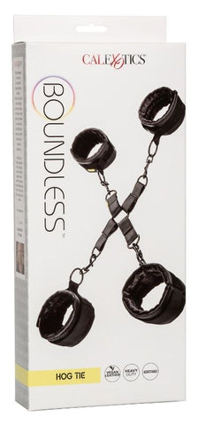 California Exotics Boundless Bondage Hog Tie with Adjustable Restraints - Cuffs and Restraints