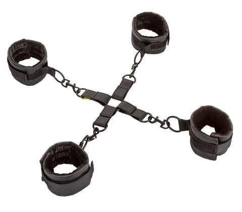 California Exotics Boundless Bondage Hog Tie with Adjustable Restraints - Cuffs and Restraints