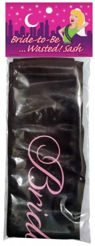 Kheper Games Bride To Be Wasted Sash Bachelorette Party Accessory - Fancy Dress Ups
