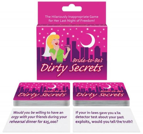 Kheper Games Bride To Be Dirty Secrets Bachelorette Party Game Cards - Sex Games, Coupons and Tricks