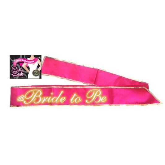 Little Genie Bride To Be Sash Glow In The Dark Hot Pink Party Accessory - - Sex Games, Coupons and Tricks