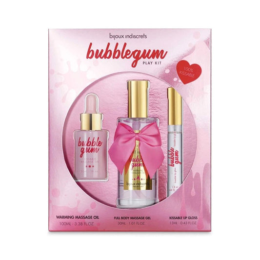 Bubblegum Play Adult Massage Oils Kit Discreet Packaging - - Sex Kits