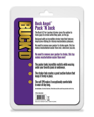 Perfect Fit Buckd Pack N Jack Packer and Stroker for FTM Men - Strap On Sextoys