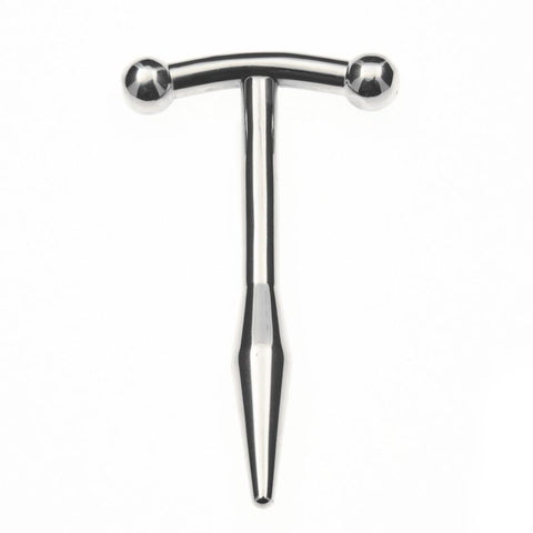 BDStyle Bullet End Penis Plug with T Bar Grip for Urethral Stimulation - Penis Plugs