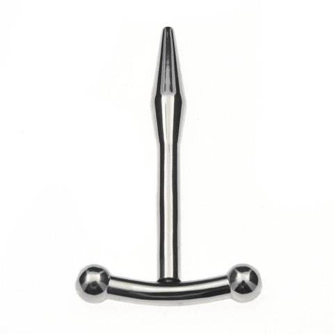 BDStyle Bullet End Penis Plug with T Bar Grip for Urethral Stimulation - Penis Plugs