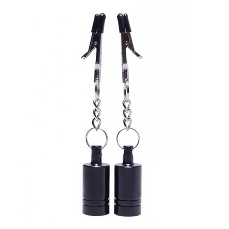BDStyle Burden Cylinder Nipple Weight Clamps Weighted Nipple Stimulation - - Breast and Nipple Toys