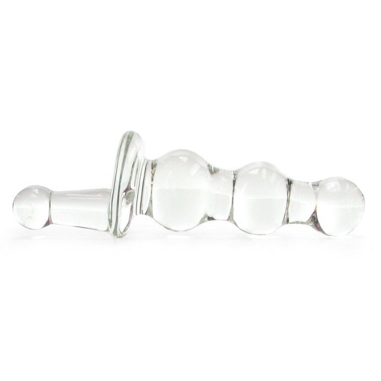Icon Brands ButtMans Viewable Glass Butt Plug Curves Premium Temperature Play - - Glass Sex Toys