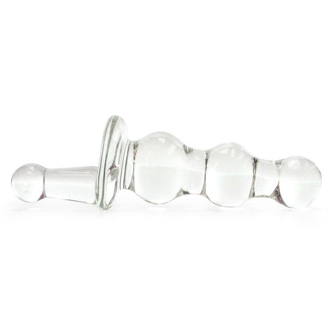 Icon Brands ButtMans Viewable Glass Butt Plug Curves Premium Temperature Play - Glass Sex Toys