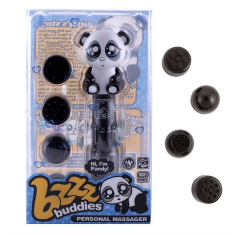 NS Novelties Bzzz Buddies Pandy Compact Clitoral Vibrator - Clit Ticklers and Pulsators