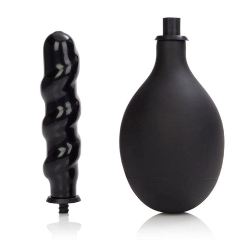 California Exotics Big Man Cleanser Enema Bulb with Spiral Probe - Enemas and Douches