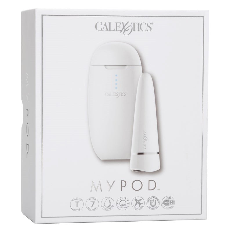 California Exotics My Pod Clitoral Vibrator with Wireless Charging Case - - Personal Massagers