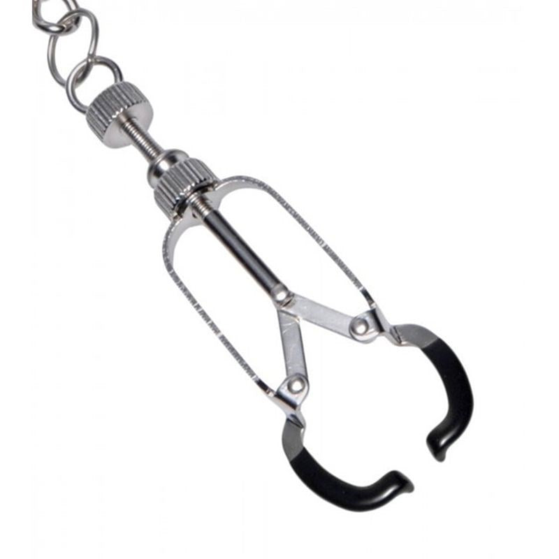 BDStyle Caliper Nipple Clamps with Removable Chain Precision Control - Breast and Nipple Toys