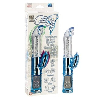 California Exotics Calla Lily Rabbit Vibrator Dual Motor Rotating Shaft - - Rabbit Vibrators