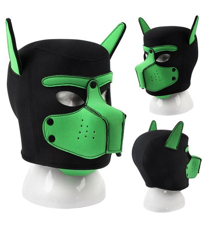 BDStyle Camouflage Dog Bondage Hood Premium Neoprene Sensory Deprivation - Bondage Hoods