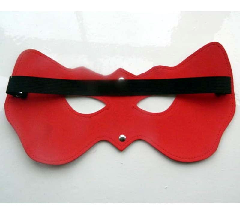 BDStyle Cat PVC Eye Mask Red Heavy 2.5mm Premium Feline BDSM Roleplay - Fancy Dress Ups