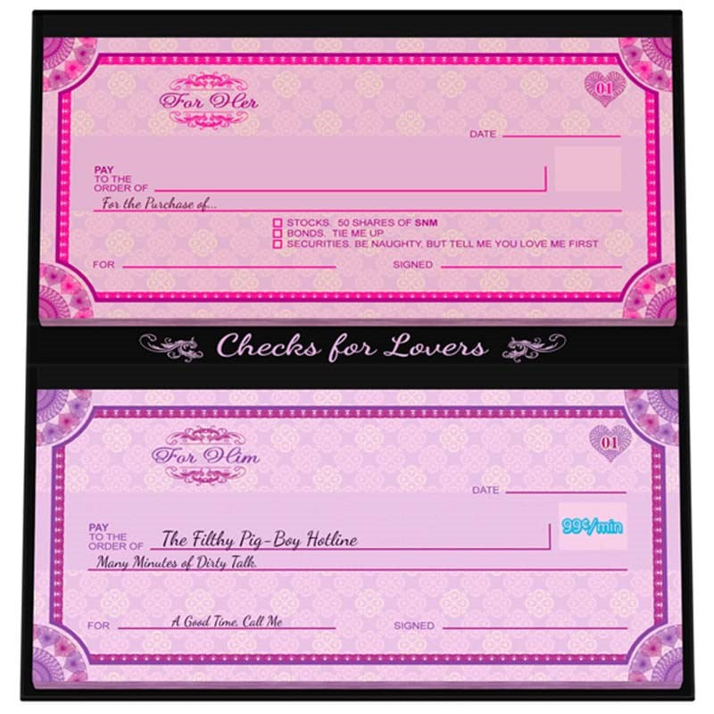 Kheper Games Check for Lovers Interactive Romance Booklet - - Sex Games, Coupons and Tricks
