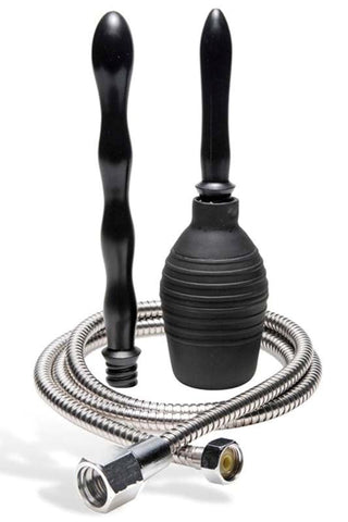 CleanStream All In One Cleansing System with Stainless Steel Hose - Enemas and Douches
