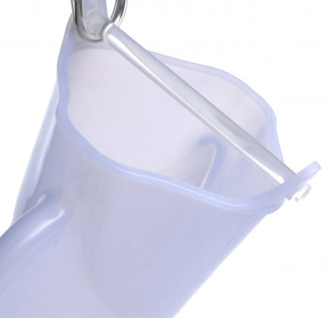 CleanStream Silicone Shower Cleansing System Blue 4 Liter Enema Kit - Enemas and Douches