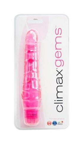 Topco Climax Gems Fuchsia Phallus G Spot Vibrator with Flared Tip - G-Spot Vibrators