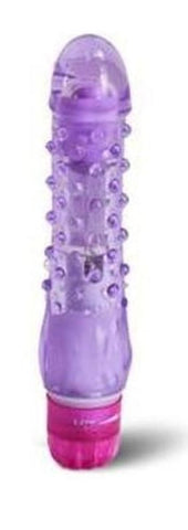 Topco Climax Gems Lavender Beaded Vibrator with Textured Shaft - Waterproof Vibrators