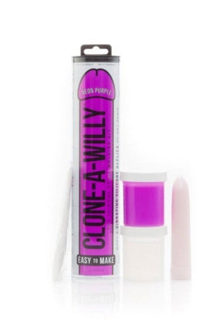 Empire Labs Customizable Neon Purple Dildo Kit with Vibrator - Moulding Kits