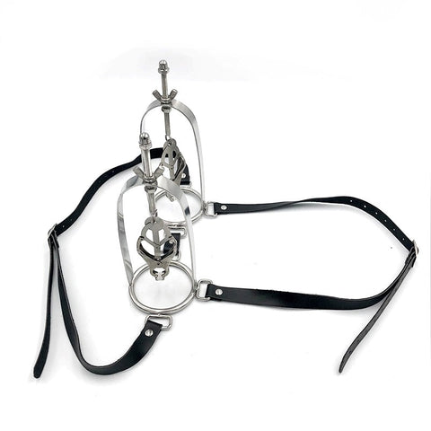 BDStyle Clover Clamp Nipple Stretcher With Strap Adjustable Pressure - Breast and Nipple Toys
