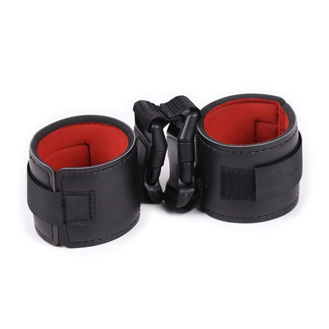 Collar With Hand Cuffs - Cuffs and Restraints