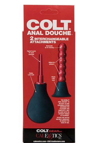 Colt Anal Douche Easy to Use Cleaning System Two Nozzle Attachments - Enemas and Douches