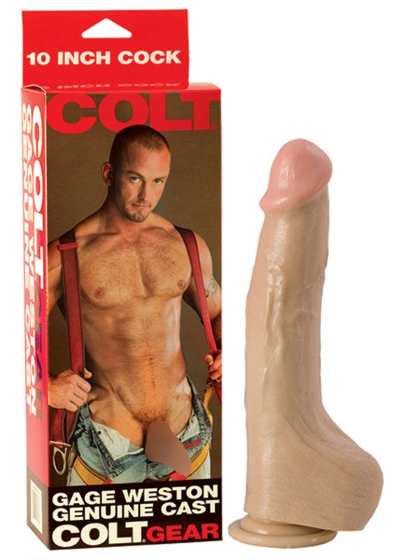 California Exotics Colt Gage Weston Realistic Looking Cock with Suction Cup - - Realistic Dildos