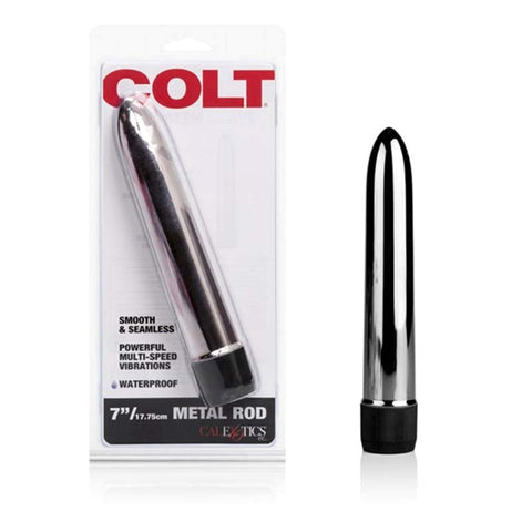 Colt Metal 7 Inches Waterproof Bullet Vibrator - Metal Vibrators