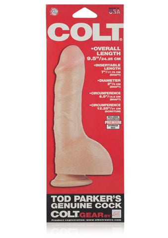 California Exotics Colt Tod Parkers Suction Cup Realistic Cock 6.5 Inch Dildo - Realistic Dildos